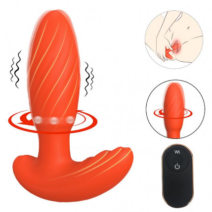 Vibrador de Ponto G e clitóris Próstata com Rotação de Esferas - Ocean Wave - S-Hande - 7562