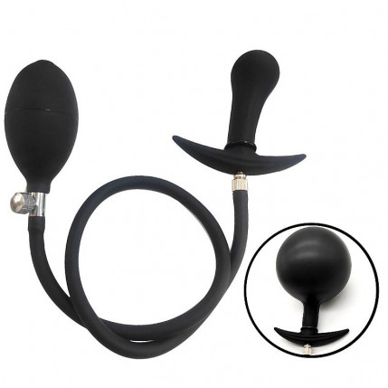 Plug Anal Silicone Inflável - 8.0 X 3.0 Cm - 7776