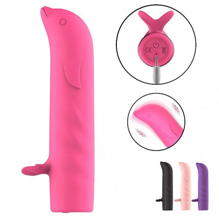 Vibrador de Ponto G - Golfinho Recarregável - Tina - 442