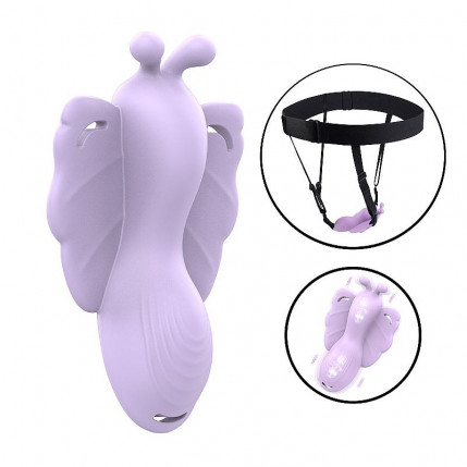 Vibrador de Calcinha - Formato de Borboleta - Sora - À Longa distância App - 7686