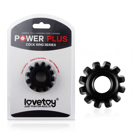 Power Plus Anel Peniano em Formato de Engrenagem - Lovetoy - 356