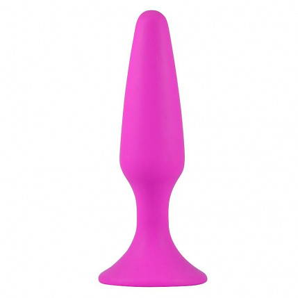 Plug Anal Cônico em Silicone - Lovetoy - 369 - Preto