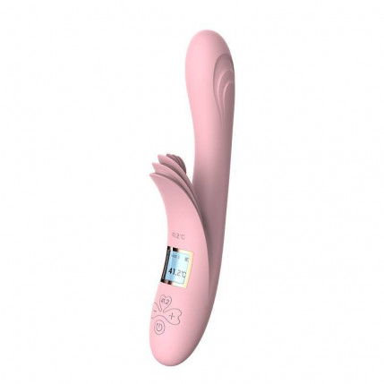 Vibrador Estimulador Aquecimento Recarregável com Painel em LCD - 3261