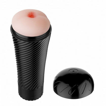 Masturbador Lanterna Vibro Formato  Ãnus - Pink Butt - Baile - 4371