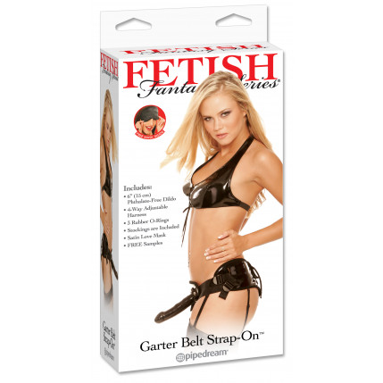 Cinta Pênis Garter Belt Strap-on Set - Fetish Fantasy Series