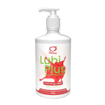 Lubi Plus Lubrificante Com Sensação Hot Beijável 500g Sexy Fantasy - 1575