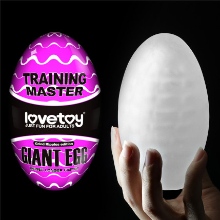 BIG EGG Masturbador masculino com formato de ovo gigante - LOVE TOY MA001B