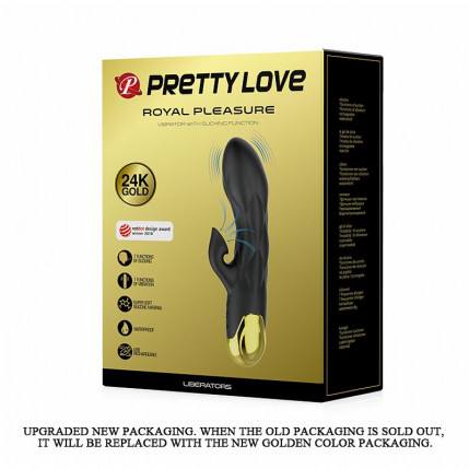 Estimulador de Ponto G e Clitóris com Sucção Recarregável- Liberators - Pretty Love 4800