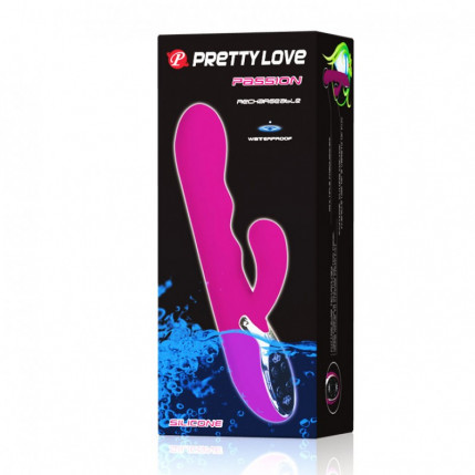 Vibrador Recarregável feito de silicone Passion 5061