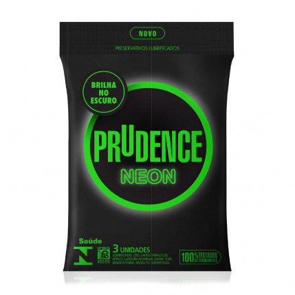 Preservativo Prudence Neon - Brilha no Escuro