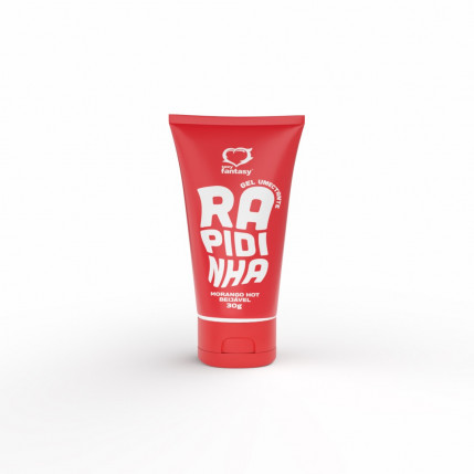 Gel Umectante Lubrificante Rapidinha Morango Hot 30g - 7124