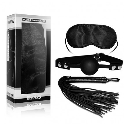 Kit Bondage Luxo 1 - 3 Peças - Lovetoy - 1209