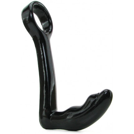 Anel peniano com penetrador anal - DOWN & DIRTY 4.5 PLUG & TUG - TOPCO SALES