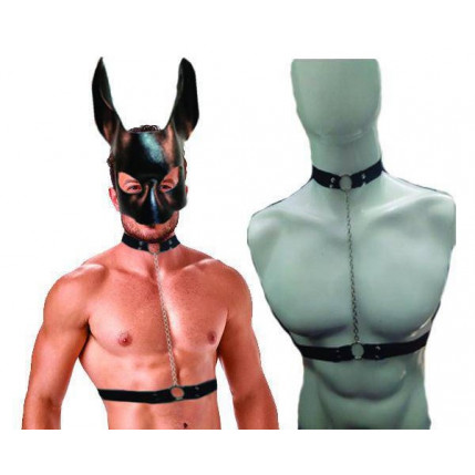 Harness Masculino Elático com Corrente - 975