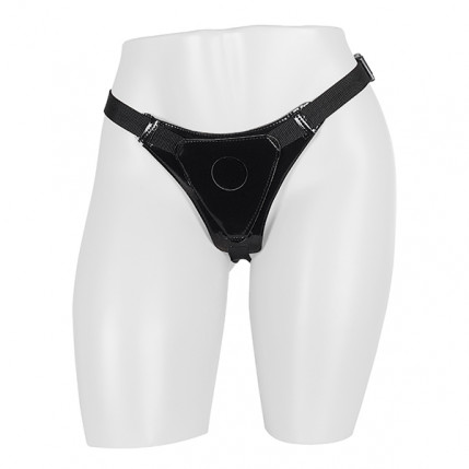 Cinta Strap On Vinil Ajustável Fetiche LS122