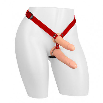 Cinta Strap On Dupla Completa Fetiche LS114C