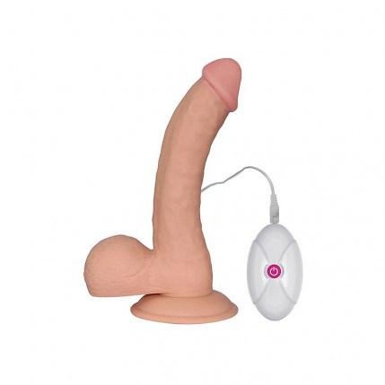 Pênis Realístico com Vibro em CyberSkin com Vibro- 22x5cm - 7112