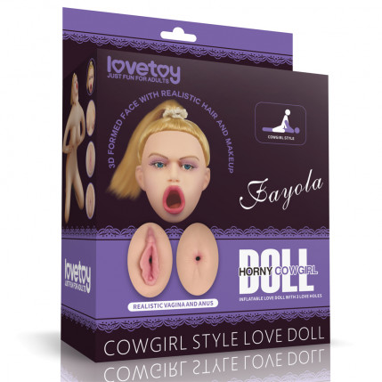 Boneca do amor inflável realista com posição de vaqueira -Cowgirl Style Love Doll - lovetoy - 4217