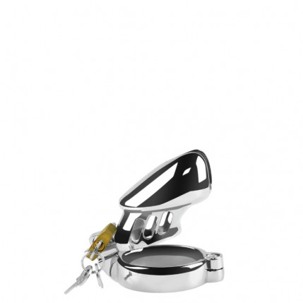 Cinto de Castidade Masculino com Design Fechado e Formato Anatômico 40 MM – CHASTITY BELT - 8410