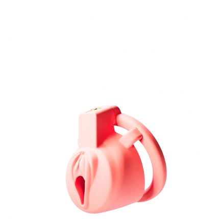 Cinto de Castidade Masculino com Design Diferenciado na Ponta em Formato de Vulva – CHASTITY BELT - 8415