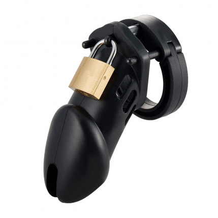 Cinto de Castidade em Silicone - 8,4 x 4,5 cm Preto - 7154