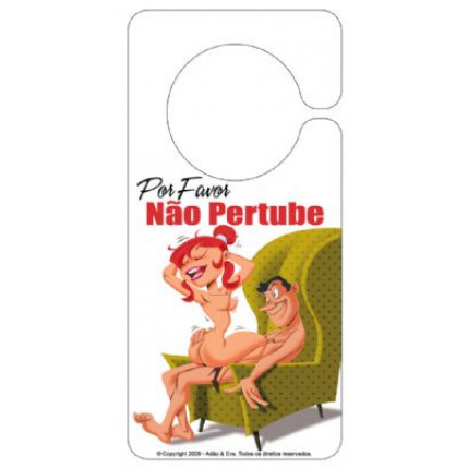 Aviso de porta - Por favor não perturbe