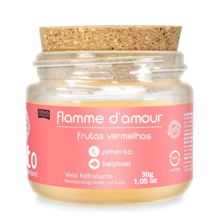 Flamme D'Amour Vela Aromática Frutas Vermelhas 30g Santo Sexo