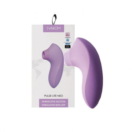 Svakom Pulse Lite Neo Vibrador Estimulador Interativo Com 5 Modos De Onda De Pressão E Intensidade - 9005