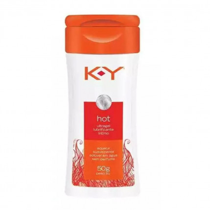 KY Hot Lubrificante Íntimo Em Gel Solúvel Em Água 50g - 1498
