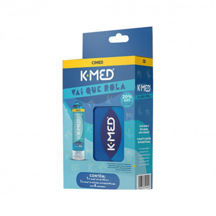 Kit Vai Que Rola Com K-Med Ice 50g E K-Misinha Extra Lubrificada Com 8 Unidades K-Med - 1476
