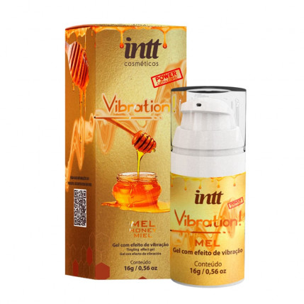 Vibration Gel Excitante Que Vibra Power Sabor Mel 17ml Intt - 4196