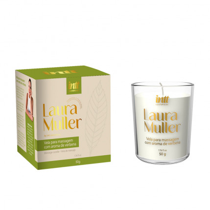 Vela De Massagem Com Óleos Essenciais Linha Laura Muller 50g Intt - 99