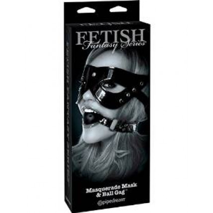 Kit Máscara & Mordaça Ball Gag - Fetish Fantasy Edição limitada PD4447-23