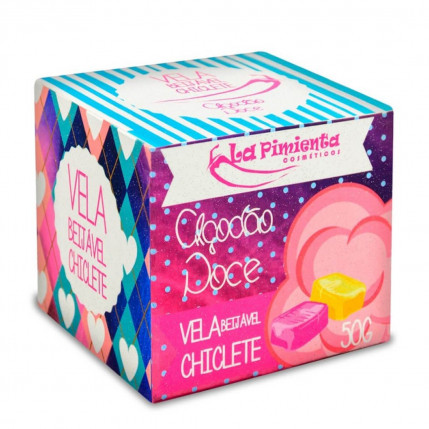 Vela Beijável Algodão Doce para Massagem de 50g La Pimienta - 6090