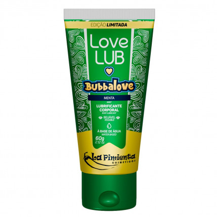 Love Lub Bubbalove Lubrificante Corporal Beijável Menta 60g La Pimienta - 4027