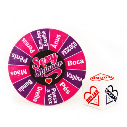 Jogo de Dado Sexy Spinner com Disco - 4675