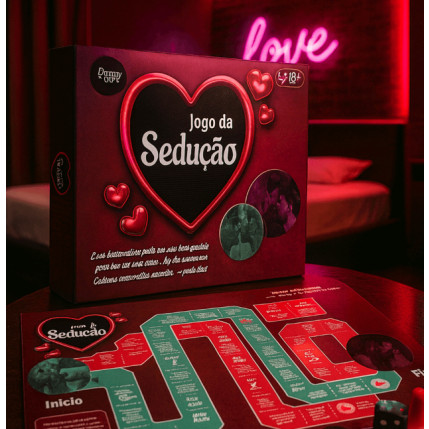 Jogo da Sedução com Dados - Tabuleiro Erótico - 8455