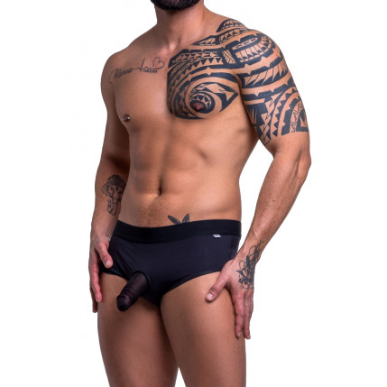 Sunga Suplex com Tromba em Tule Transparente - SD120